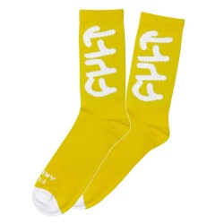 CHAUSSETTES CULT BIG LOGO JAUNE